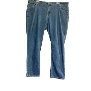 ASHLEY STEWART‎ Women’s Jeans Size 20 P Blue Inseam 27”
